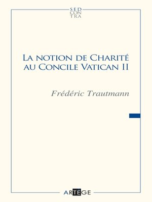 cover image of La notion de charité au concile Vatican II